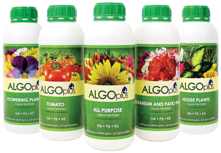 Algoplus Liquid Fertilizers. Making your plants grow, has just been simplified.
