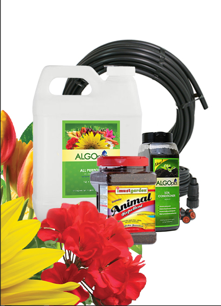 Low Maintenance kit with simple and economical Drip Irrigation for more beautiful lawn and gardens!